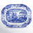 Spode Blue Italian Oval Platter 14" Medium