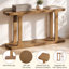 Console en bois avec tablette