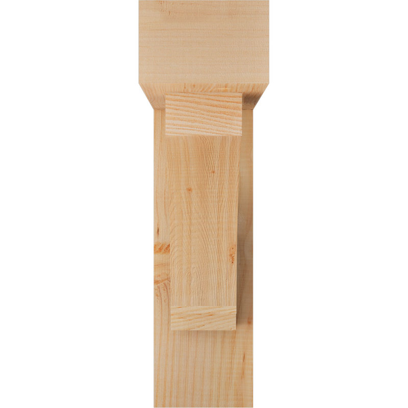 Support de bloc impérial avec entretoise décalée, 20 po x 20 po, Sapin Douglas de l 5 1/2 po (lisse)