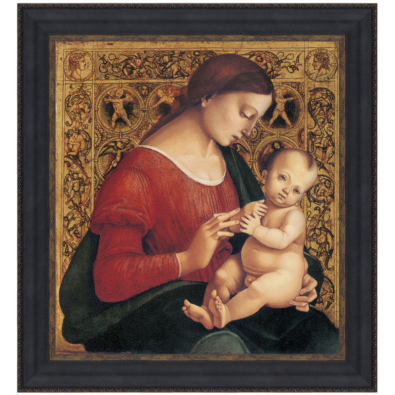 Madonna and Child, 1506 ', reproduction de photo sur toile, H 14,75 po x l 13,75 po x P 1,25 po