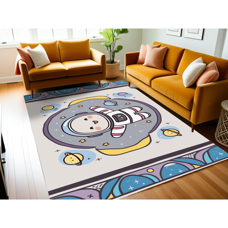 Tapis pour enfants Zoomie, Rectangulaire 2 pi x 3 pi