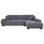 Canapé modulaire rembourré gris anthracite Plather