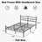 Metal Bed Frame With Headboard Full Sized-1990209568