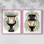 Vases grecs I - reproduction encadrée de qualité supérieure - prêt à être accroché - aucun clou requis - aucun clou requis-639479821-639479823