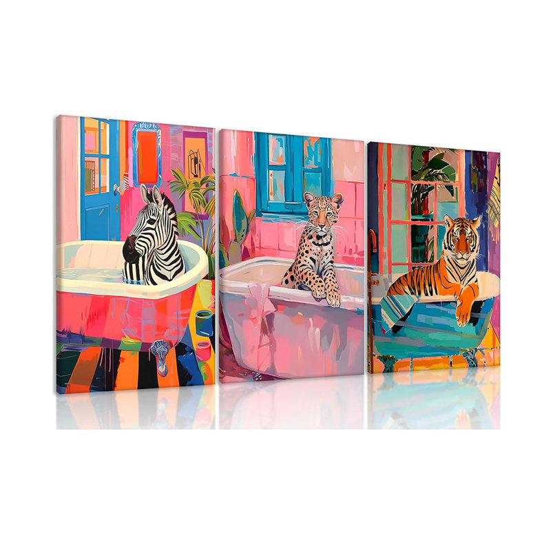 3 Piece Wrapped Canvas Print