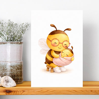 «Mama Bee & # 039; S Love Peaceful Bee», reproduction d'art murale