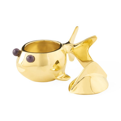 Boîte à poisson en laiton