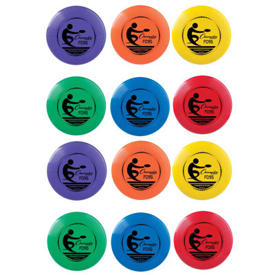 Disque en plastique Champion Sports compétition, 95 grammes, paquet de 12