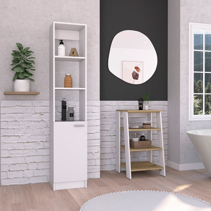 Gerga Freestanding Bathroom Storage Furniture Set