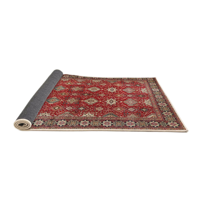 Tapis rouge à motif sud-ouest, Rond 6 pi