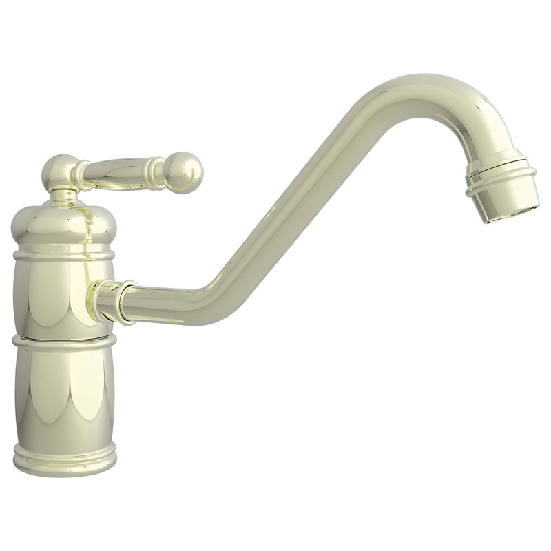 Nadya Single Handle Kitchen Faucet, French Gold (PVD)
