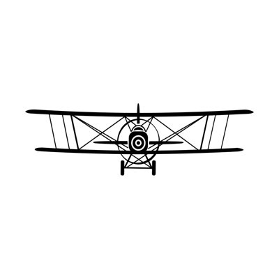 Décalcomanie murale chambre Airplane