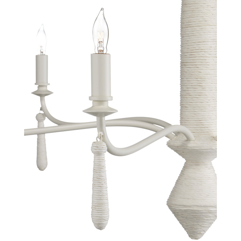 Donnybrook 6 - Light Wrought Iron Chandelier