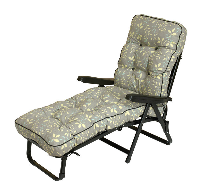 Farallones 115cm Long Reclining Single Chaise with Cushions