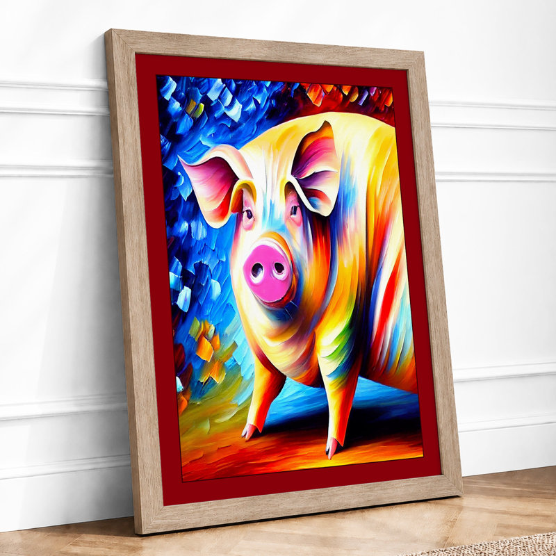 Electric Pig Energy Modern - Print, A4 - 29.7 x 21.0 cm, Oak