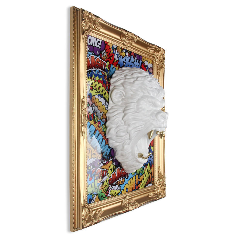 Open Corner Frame Print on Wood