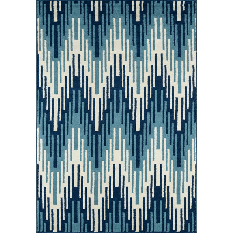 Tapis bleu Turnbow, Rectangle 8 pi 6 po x 13 pi