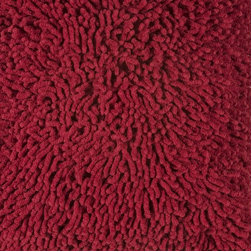 18" Red Cotton Throw Pillow