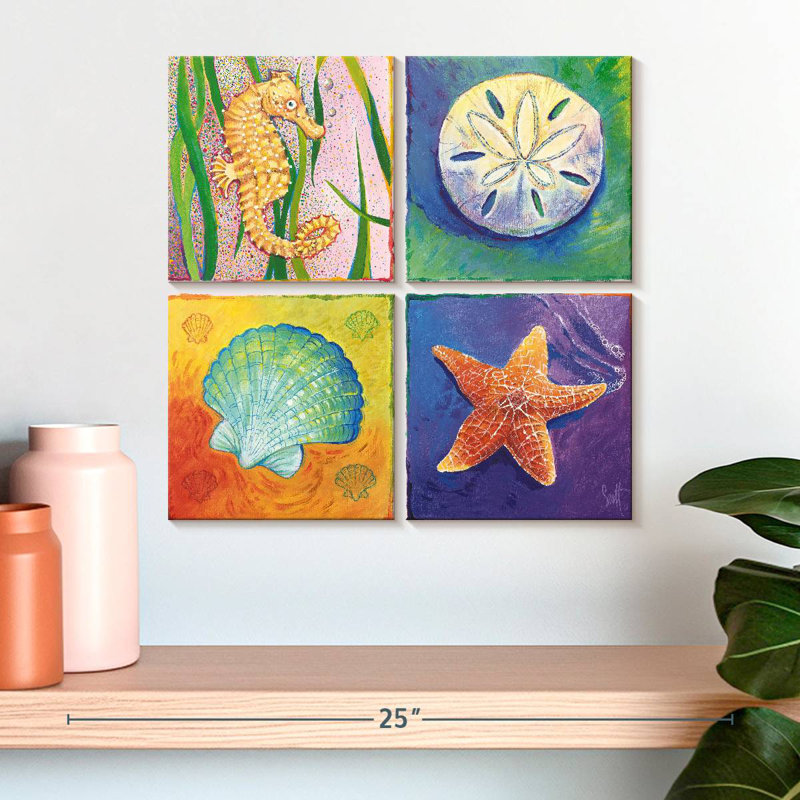 Panneau Aletra Sea Life II, H 18 po x l 18 po