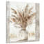 Beige blanc Boho Plant Chic II - Boho Feather, art mural-199974811-199974814