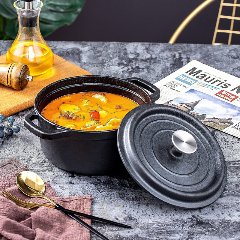 Belfry Kitchen 2.5L Cast Iron Stock Pot