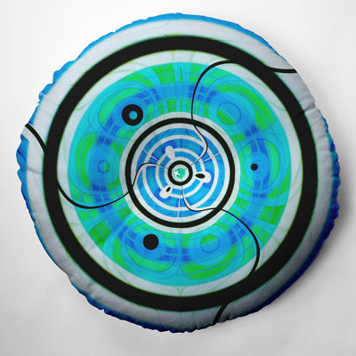Abstract Reversible Throw Pillow
