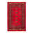Monafo One-of-a-Kind 2'8" X 4'2" New Age Wool Area Rug in Red