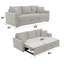 Canapé-lit modulaire avec 2 coussins décoratifs Connie