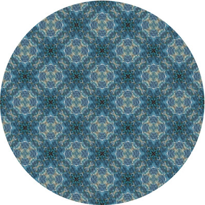 Tapis bleu sarcelle Plotkin