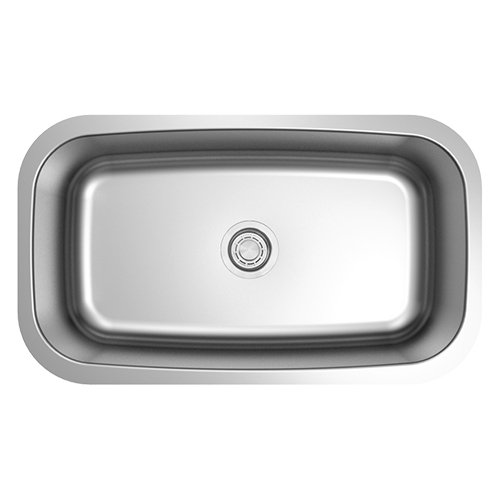 Évier de cuisine encastré à cuve simple 32 po x 18 po