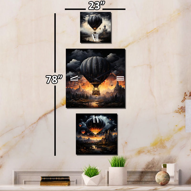 Shamarie Metal Wall Clock