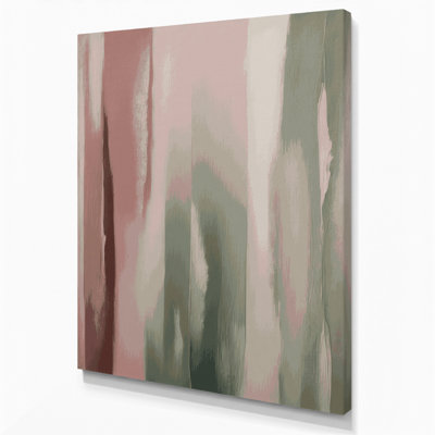 «Abstract Color Field» 30, art mural sur toile grise