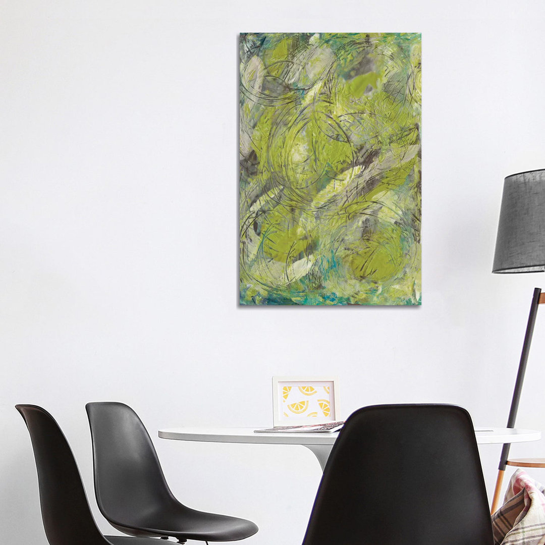 Citron Circuit II by J. Holland - Wrapped Canvas Gallery-Wrapped Canvas Giclée