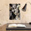 Élégant portrait abstrait moderne, art mural-129146176
