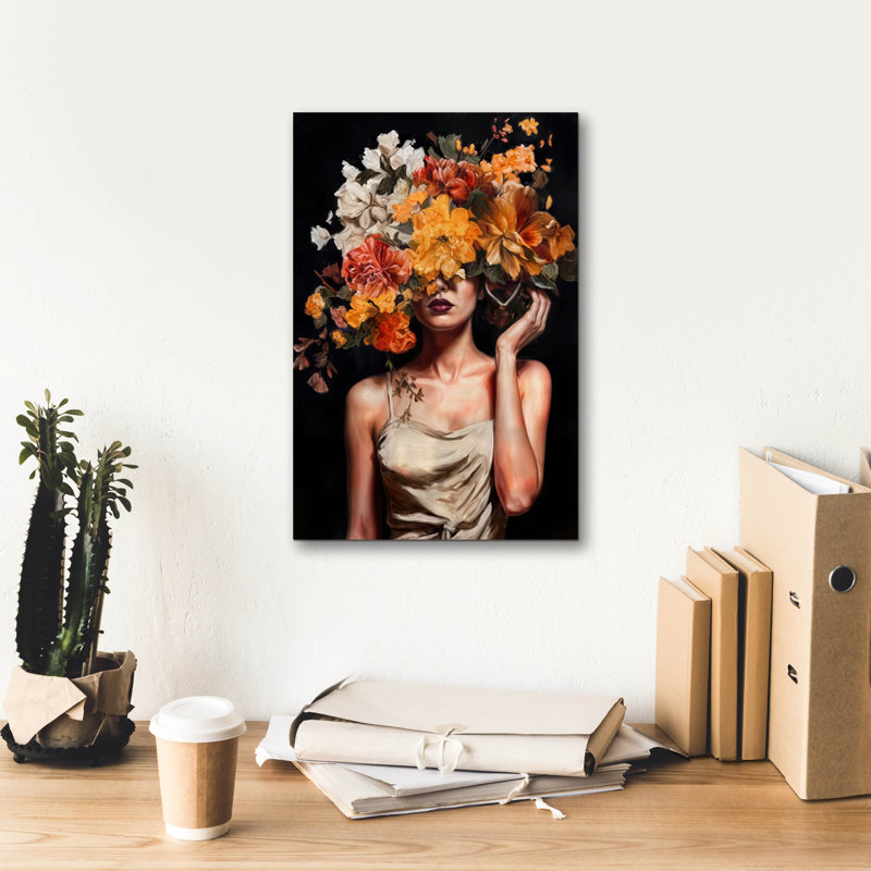  «Flowergirl» par Rich Monet, art mural sur toile, 12 po x 18 po, H 18 po x l 12 po