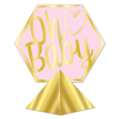 Centre de table 3-D Foil Oh Baby