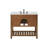Grigg 37 " W Freestanding Standard 1 Single Vanity Bathroom Vanity With Cultured Marble Top-1943523270