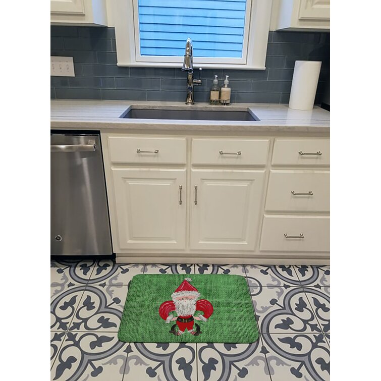 The Holiday Aisle® Memory Foam Bath Rug with Non-Slip Backing