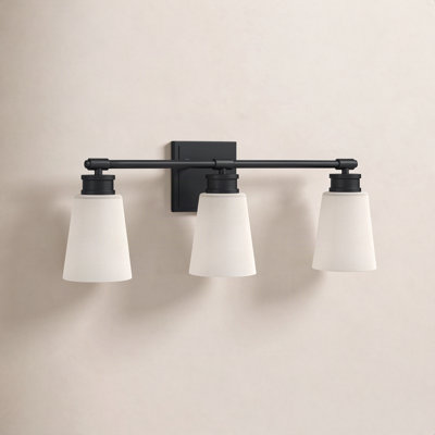 Libre 3 Light Frosted Dimmable Vanity Light