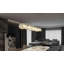 Bernhilde 1 - Modern LED Crystal Twisted Bar Chandelier – Adjustable Silver Ceiling Light-300464171