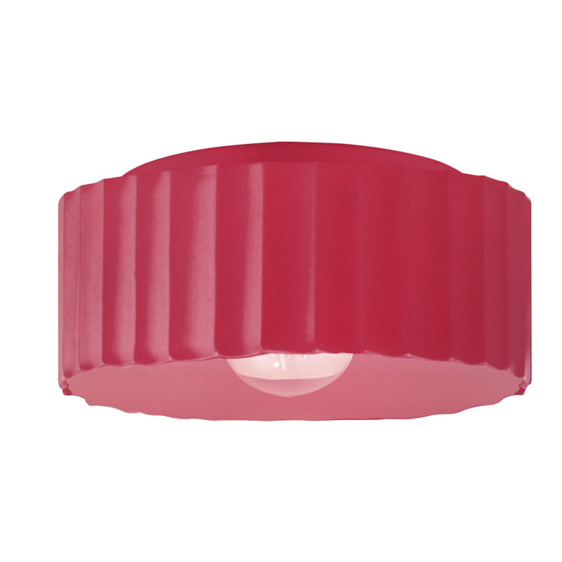 Plafonnier encastré d'extérieur à 1 ampoule Colgate, Cerise, H 6,5 po x l 13 po x P 13 po