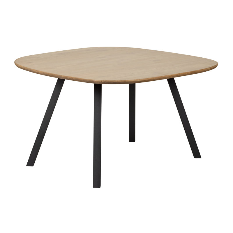 Mosquera Oak Square Wood Top Dining Table