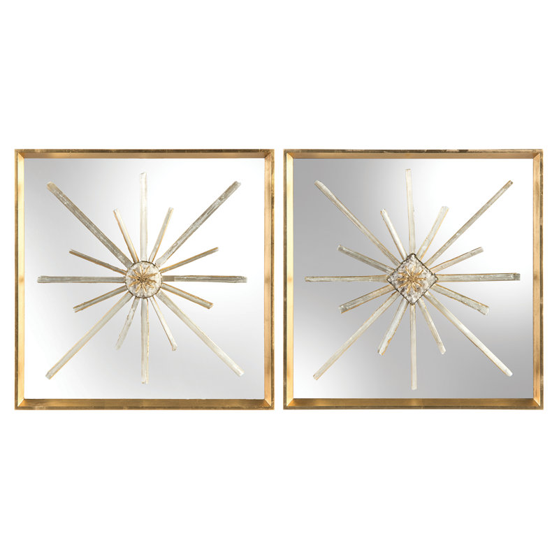 Star-Crossed Circle And Diamond (Set Of Two)