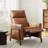 Mid-Century Modern Push-Back Recliner Chair, PU Leather Armchair-1189816473