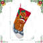 Chaussette de Noël 21 po, pain d'épice