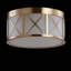 Plafonnier encastré tambour 2 lumières Baity-206826095