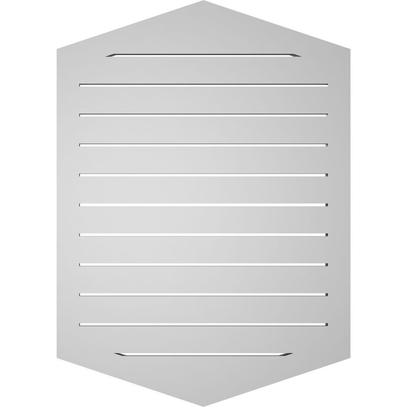Pente verticale verticale en uréthane 4 pi, H 36 po x l 26 po x P 1,5 po