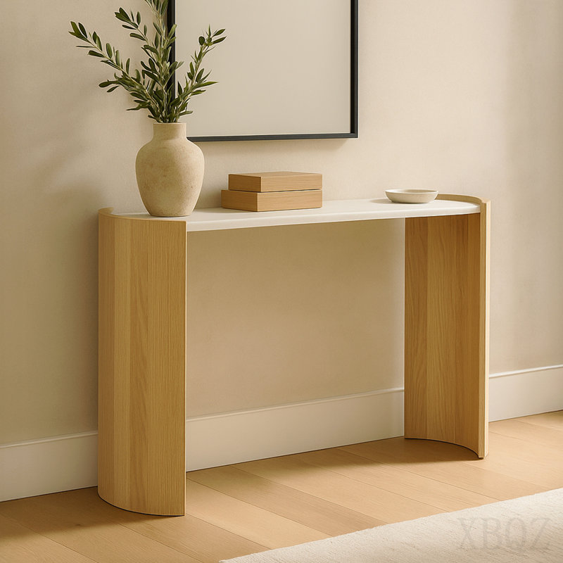 Dala Console Table White