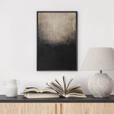 Reproduction d'art abstrait sur toile encadrée pour décoration intérieure moderne