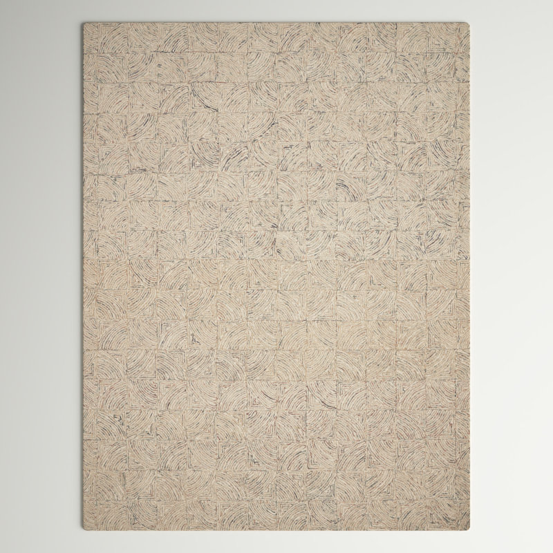 Wool Abstract Indoor Rug, Rectangle 5' x 7'6"
